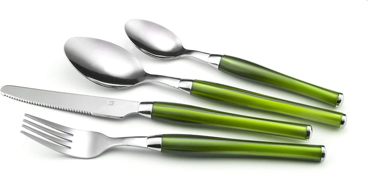 Amefa 222GSZW00C40 Besteckset Purity 24-teilig für 6 Personen Grün, Grün