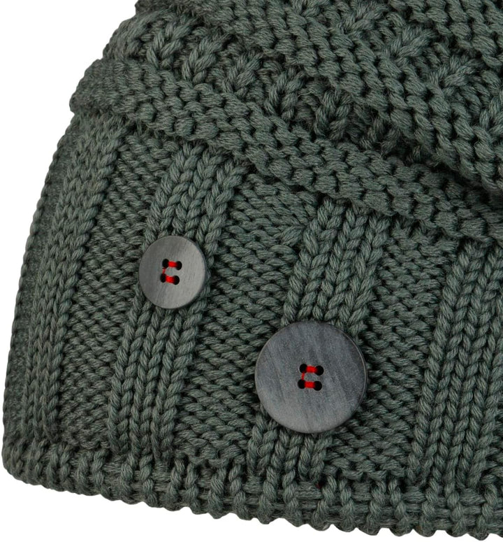 Eisbär Cullen Oversize Beanie Strickmütze Mütze Oversize-Mütze Skimütze Wintermütze Wollmütze Damen/
