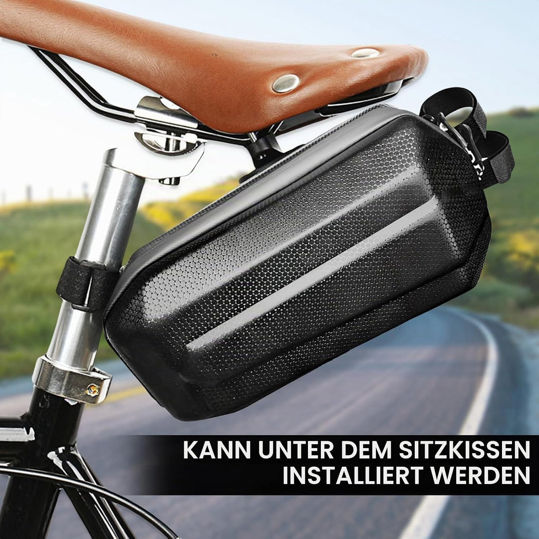 3L E Scooter Tasche für Roller wasserdichte Rollertasche Grosser Kapazität Lenkertasche Schwarz Vord