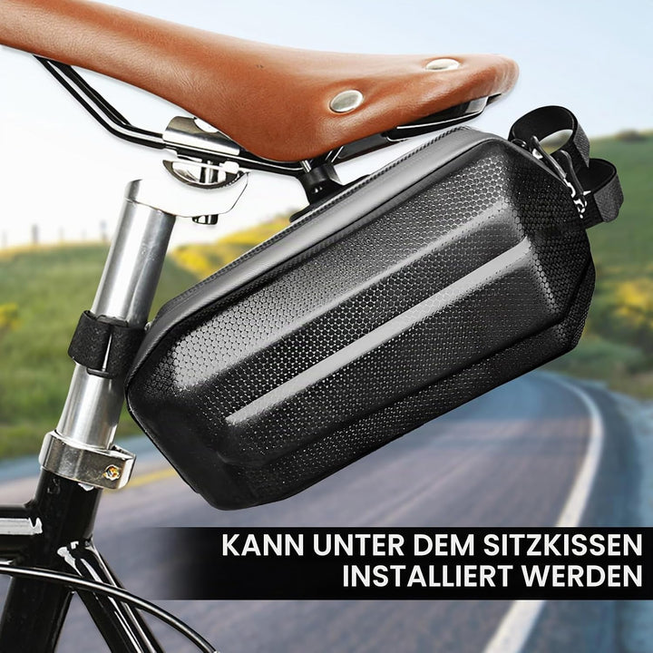 3L E Scooter Tasche für Roller wasserdichte Rollertasche Grosser Kapazität Lenkertasche Schwarz Vord