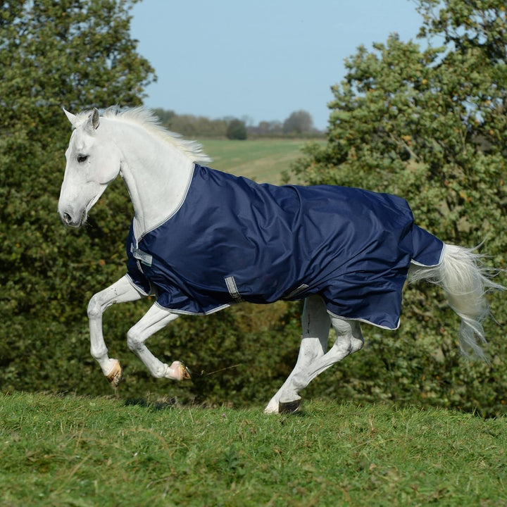 Bucas Freedom Turnout 165 Pferdedecke 300g, Navy/Silber