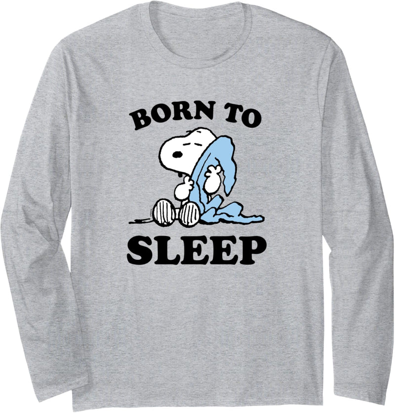 Peanuts - Snoopy Born To Sleep Langarmshirt