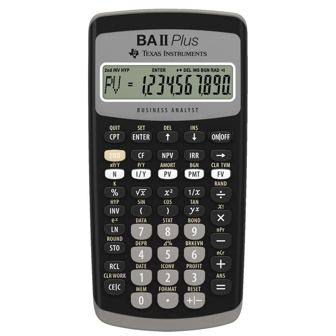 Texas Instruments BA-II PLUS Finanzrechner