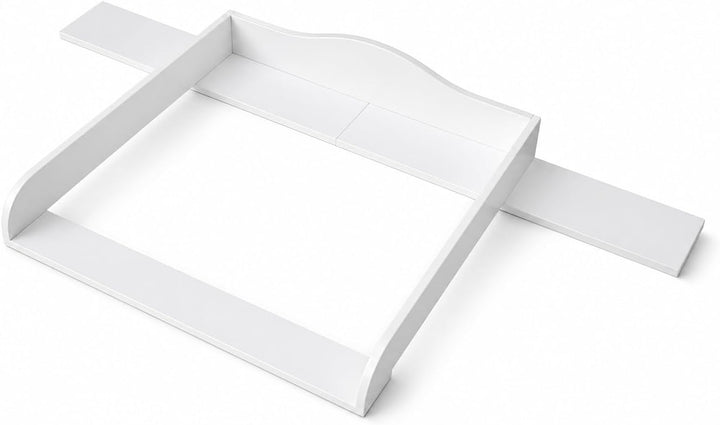 KraftKids Wickelaufsatz weiss passend für breite HEMNES bis 160 cm breit mit Blende