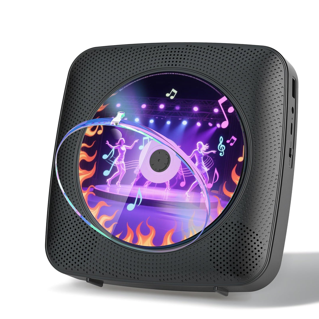 Gueray Tragbarer CD Player Tragbar : Radio CD Players Kinder CD-Player Discman mit 1800mAh Akku Laut