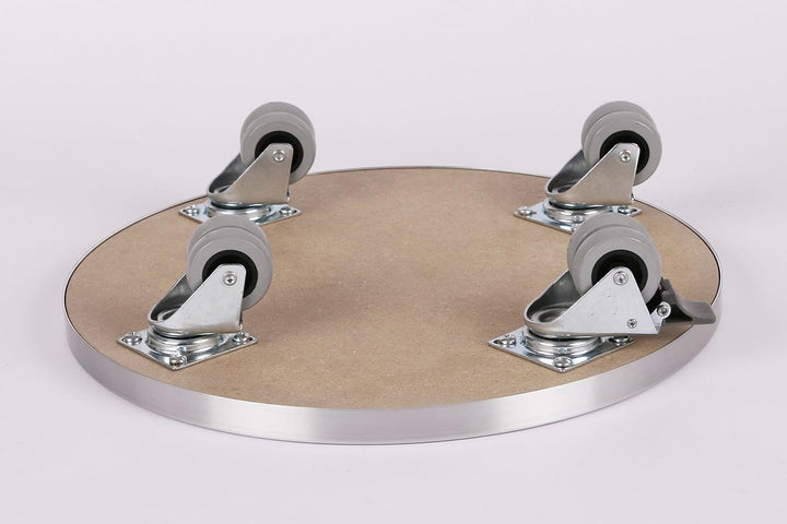 Möbelroller/Pflanzenroller (Profi) Ø 46 cm, ALU, 300kg, Doppelrollen + Bremse, Marke: Szagato, Made