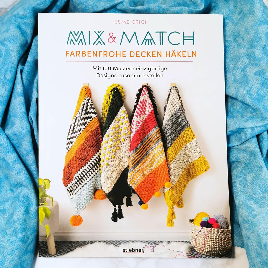 Mix & Match Farbenfrohe Decken häkeln: Mit 100 Mustern einzigartige Designs zusammenstellen.100 Häke