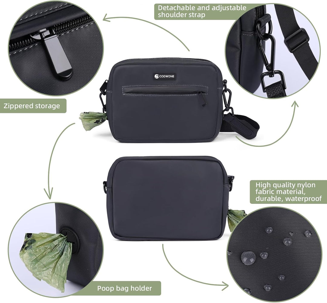 Leckerlitasche für Hunde Gassi Tasche Hund Hundeleckerli Tasche Wasserdichte Hundeleckerlitasche Umh