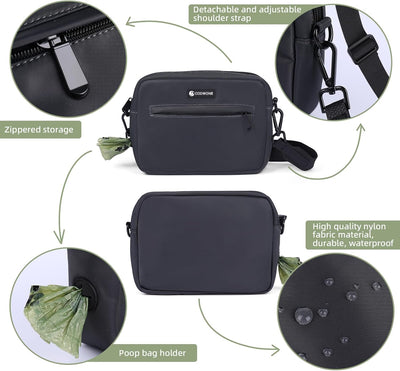 Leckerlitasche für Hunde Gassi Tasche Hund Hundeleckerli Tasche Wasserdichte Hundeleckerlitasche Umh