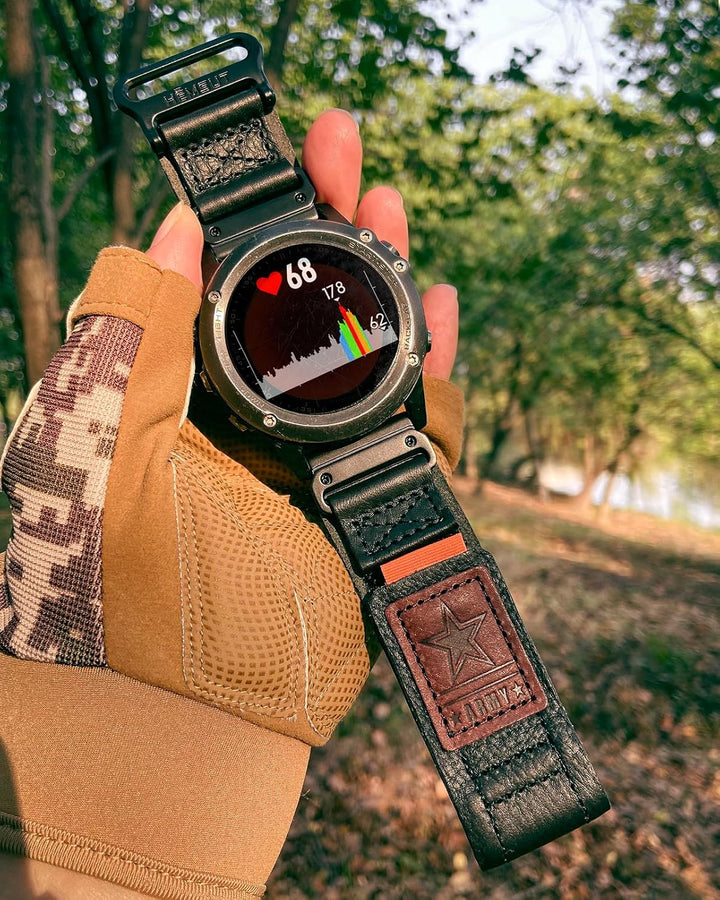 Armband für Garmin,Uhrenarmband Kompatibel mit Garmin superrobustes Nylon-Sportarmband für fēnix/For