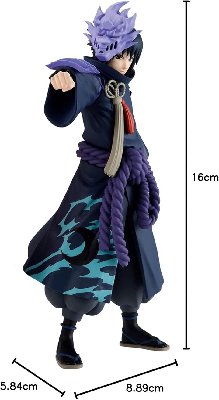 BANPRESTO, Sasuke Uchiha Naruto Shippuden Actionfigur (Animation 20Th Anniversary Costume), 16 cm, M