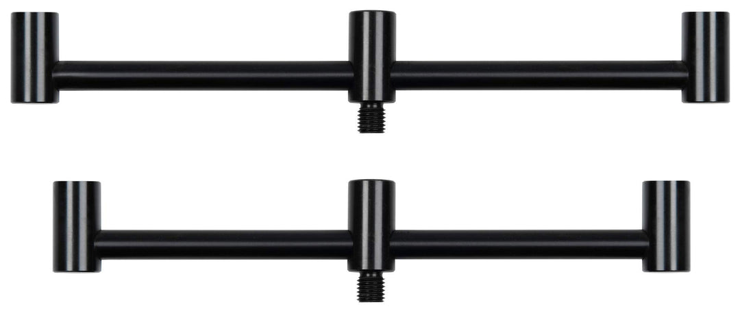 Fox Black Label Slim 3 Rod Buzz Bars - 2 Buzzerbars zum Angeln auf Karpfen, Rutenhalterung für Grund