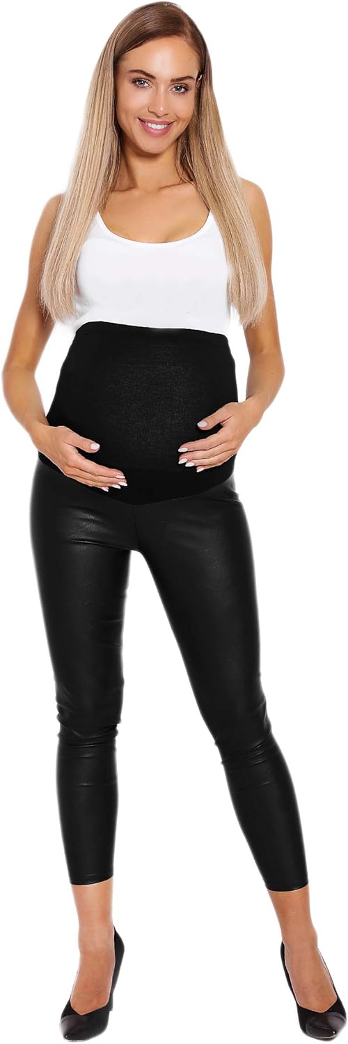 Selente Mummy Love Damen Lange Umstandshose/Umstandsleggins/Umstandstreggins (Made in EU) für die Sc