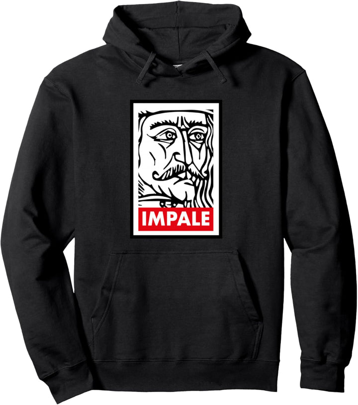 Vlad The Impaler Impale Gothic Grunge Occult Vampire Pullover Hoodie