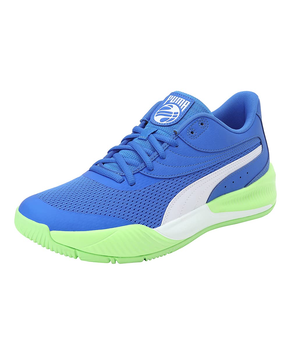 PUMA Unisex Triple Basketballschuh 38 EU Bluemazing Green Glare, 38 EU Bluemazing Green Glare