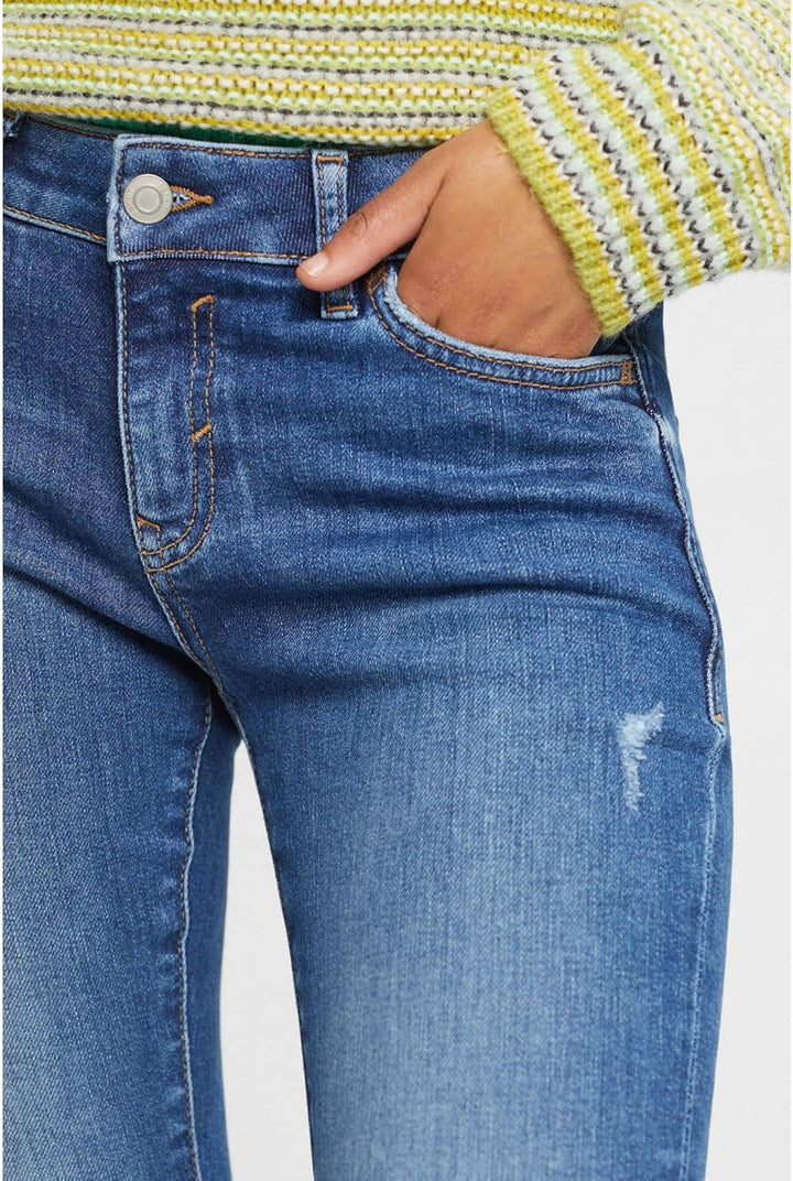 ESPRIT Damen Jeans 102cc1b314 27W / 30L 901/Blue Dark Wash, 27W / 30L 901/Blue Dark Wash