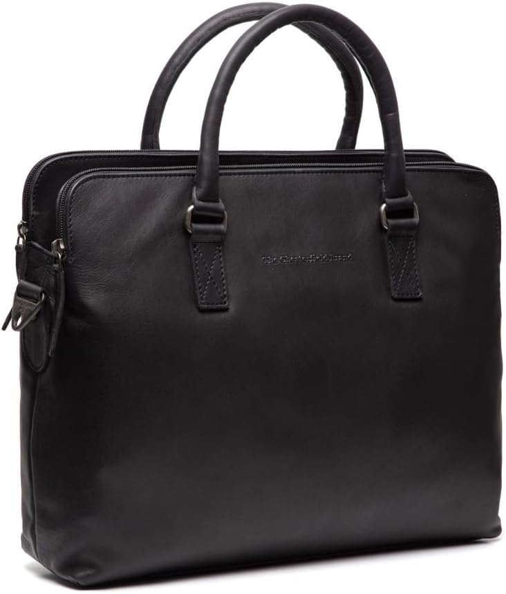 The Chesterfield Brand Cameron - Aktentasche 15" 40 cm Schwarz, Schwarz