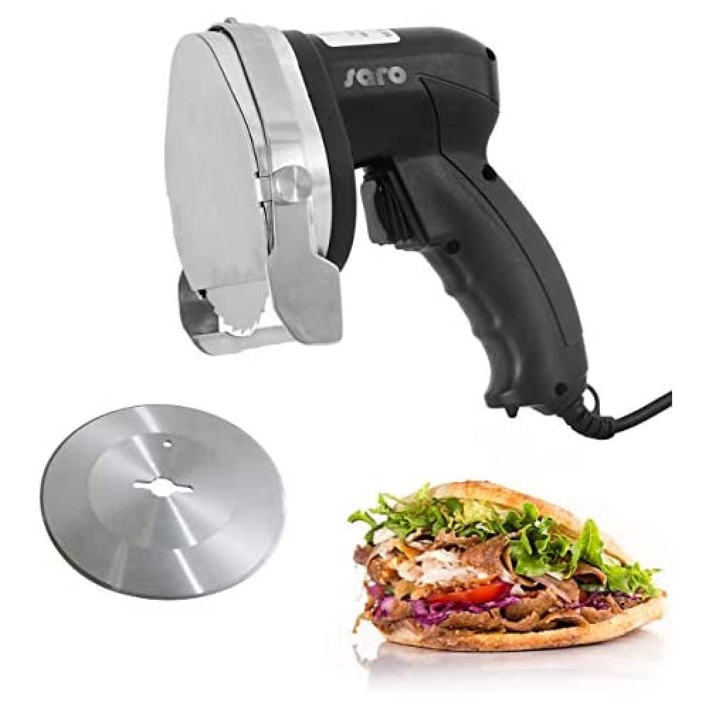Saro 418-1020 ED 100 elektrisches Profi Schneidemesser für Döner und Gyros,