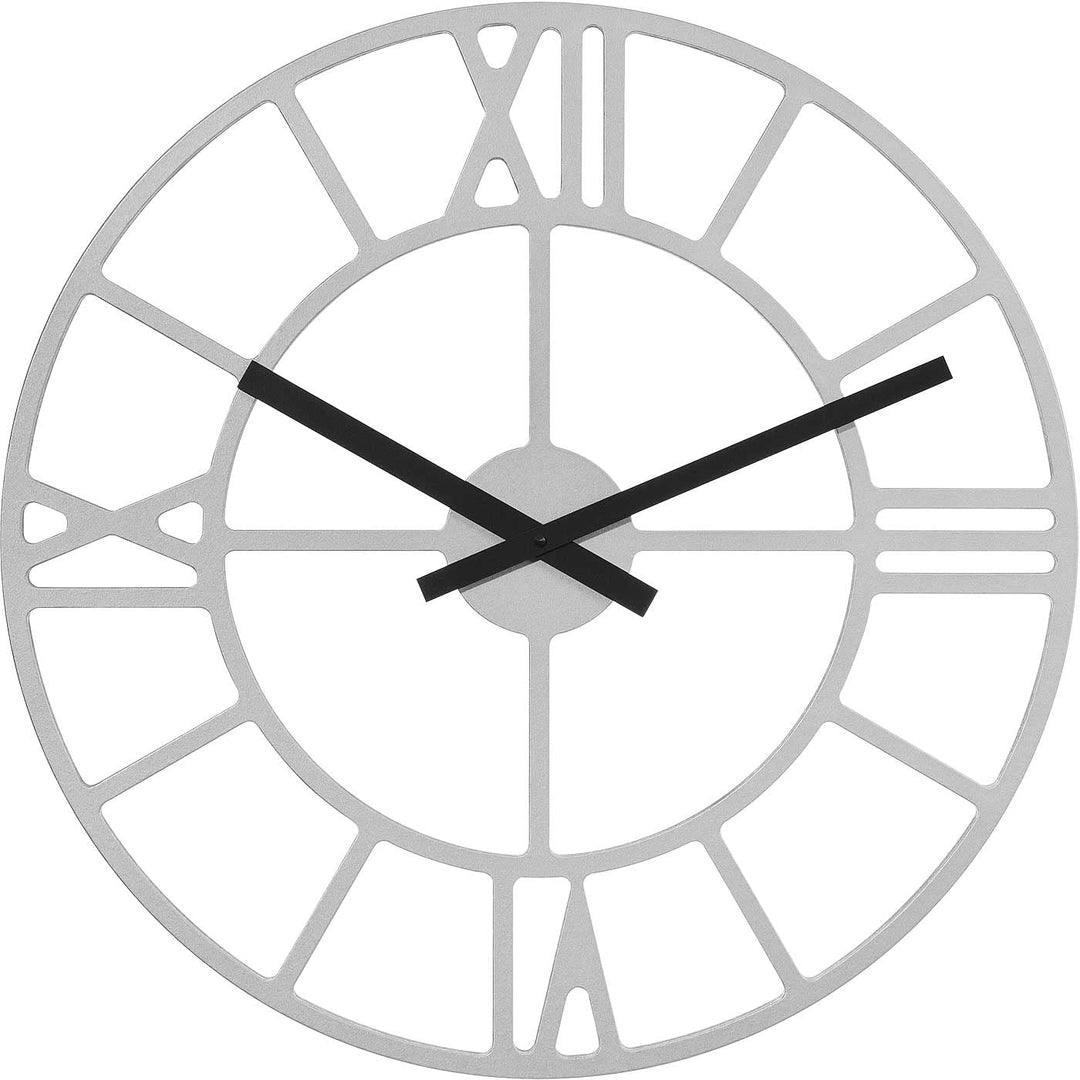 Hermle 61024-362200 Wanduhr modern, 68cm x 26cm x 5cm 68cm x 26cm x 5cm Rot-schwarz, 68cm x 26cm x 5