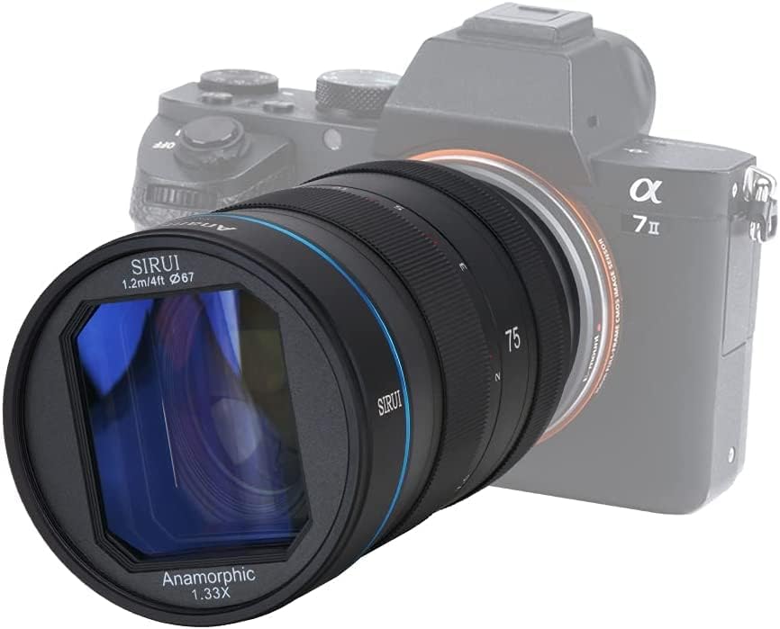 SIRUI 75 mm F1,8 1,33X S35 Anamorphotisches Cine-Objektiv (RF-Mount) für R5/R6/C70 RF Mount, RF Moun