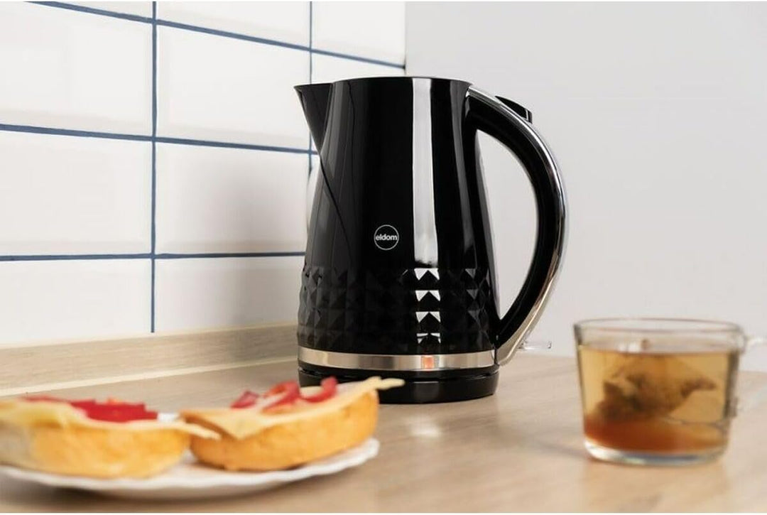 eldom C270C Wasserkocher | 1,7 Liter Kapazität | Teekocher mit hoher Leistung | Klassisches Retro De