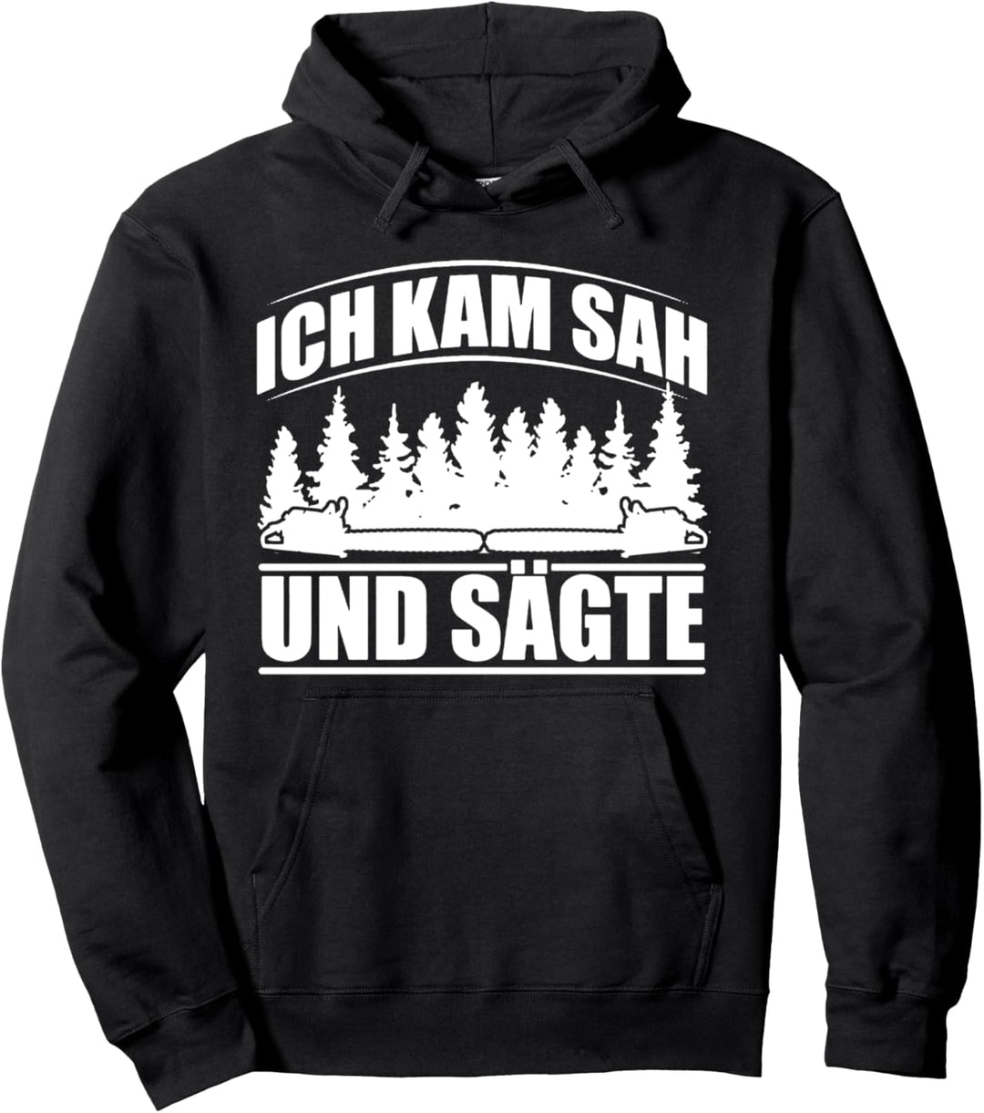 Holzfäller Waldarbeiter Geschenk Forstwirt Förster Holz Pullover Hoodie