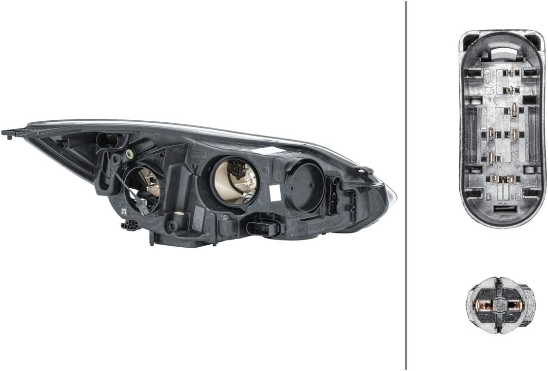 HELLA 1LA 354 994-071 Halogen-Hauptscheinwerfer - links - für u.a. Ford Focus Iii Links (Fahrerseite