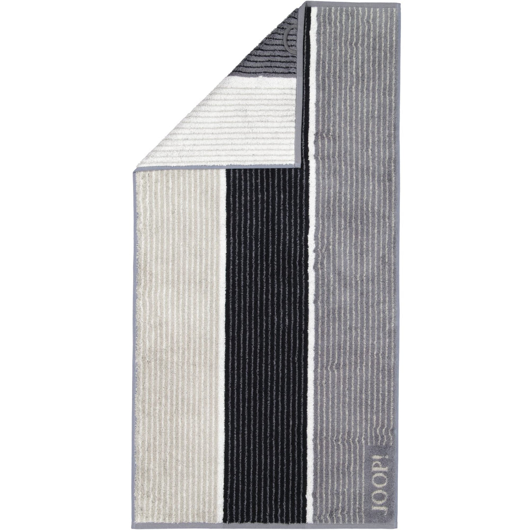 Joop! Handtücher Signature Lines 1658 schwarz - 97 Saunatuch 80x200 cm, Schwarz - 97 Saunatuch 80x20
