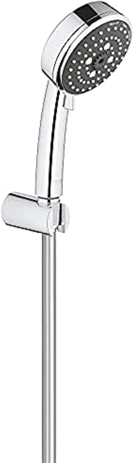 GROHE Vitalio Comfort 100 - Wandhalterset (wassersparend, 3 Strahlarten, Antikalk-System), chrom, 26