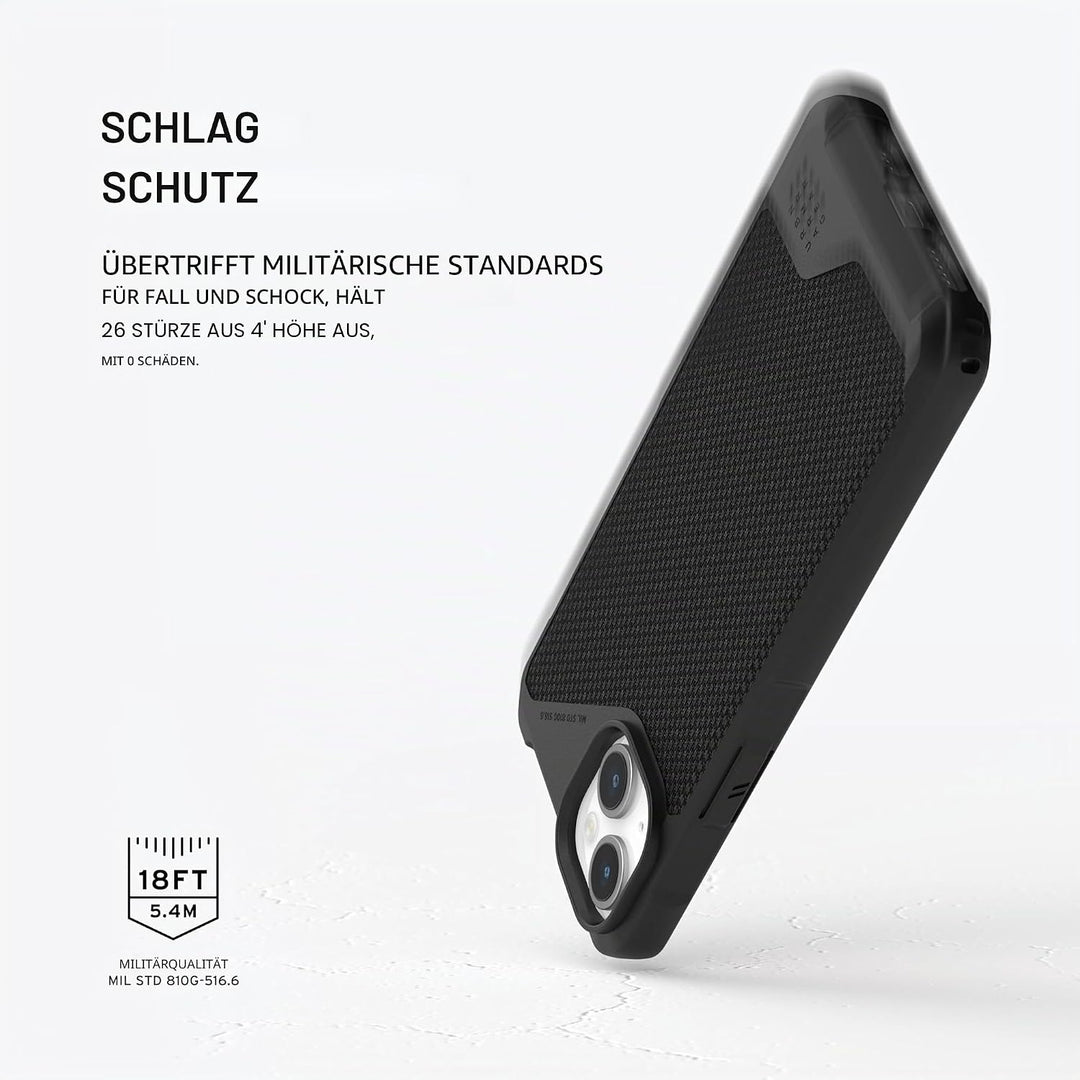 URBAN Armor Gear Metropolis LT Case kompatibel mit Apple iPhone 15 Plus Hülle [Fallschutz nach Milit