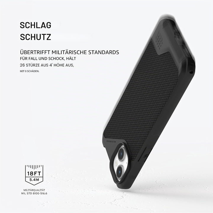 URBAN Armor Gear Metropolis LT Case kompatibel mit Apple iPhone 15 Plus Hülle [Fallschutz nach Milit