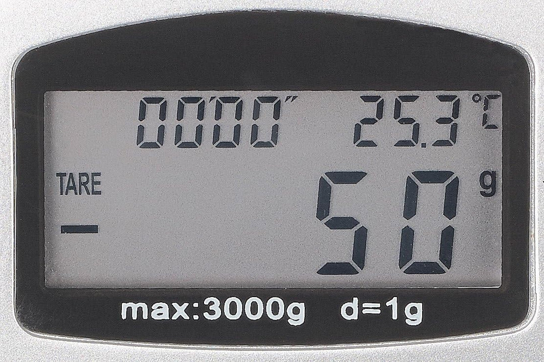 Rosenstein & Söhne Wandwaage: Digitale Küchenwaage zur Wandmontage, klappbar, Timer, 3 kg Tragkraft