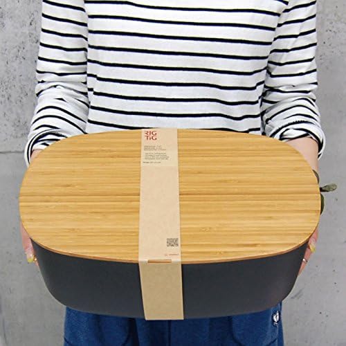 Rig-Tig Brotkasten BOX-IT - Aufbewahrungsbox für Brot, Brötchen, Kekse, Gebäck - Kunststoffboden aus