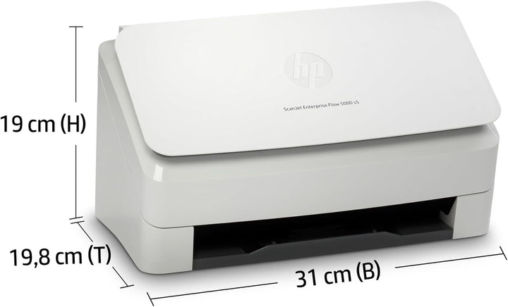 HP ScanJet Enterprise Flow 5000 s5, Scanner, Einzelblattzufuhr, 80-Blatt ADF, USB, bis zu 7.500 Seit