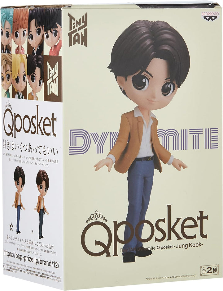 Banpresto TINYTAN Dynamite - Jung Kook - Q Posket 14cm Mehrfarbig, Mehrfarbig