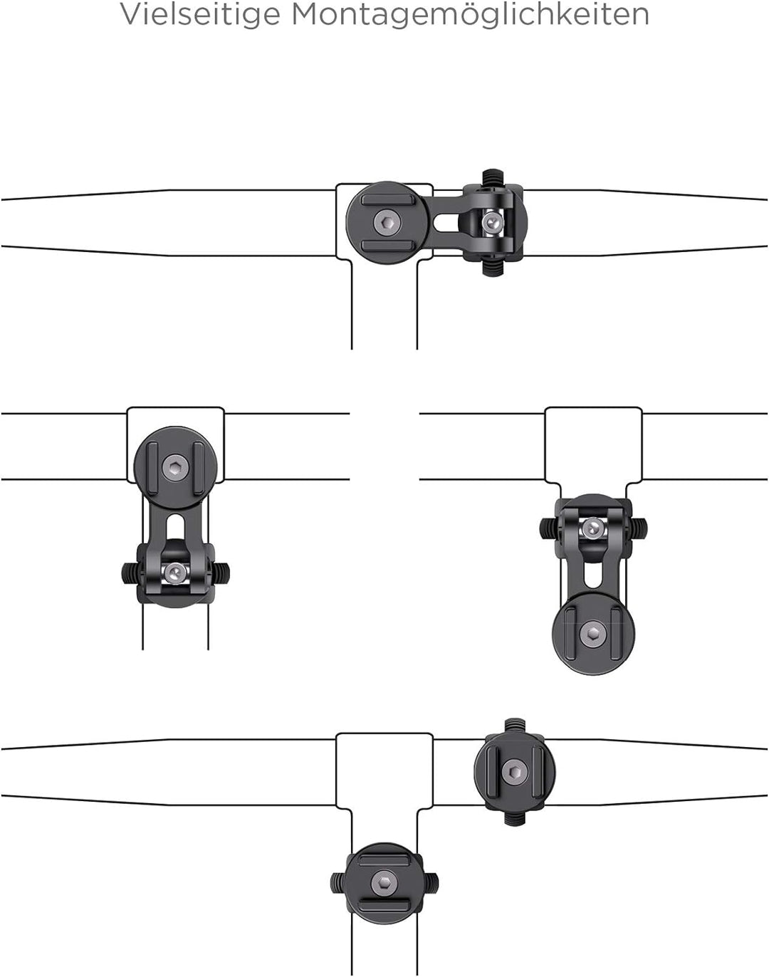 SP CONNECT Fahrrad-Handyhalterung für iPhone 8+/7+/6S+/6+ | Wasserdichter Handyhalter für Fahrradlen