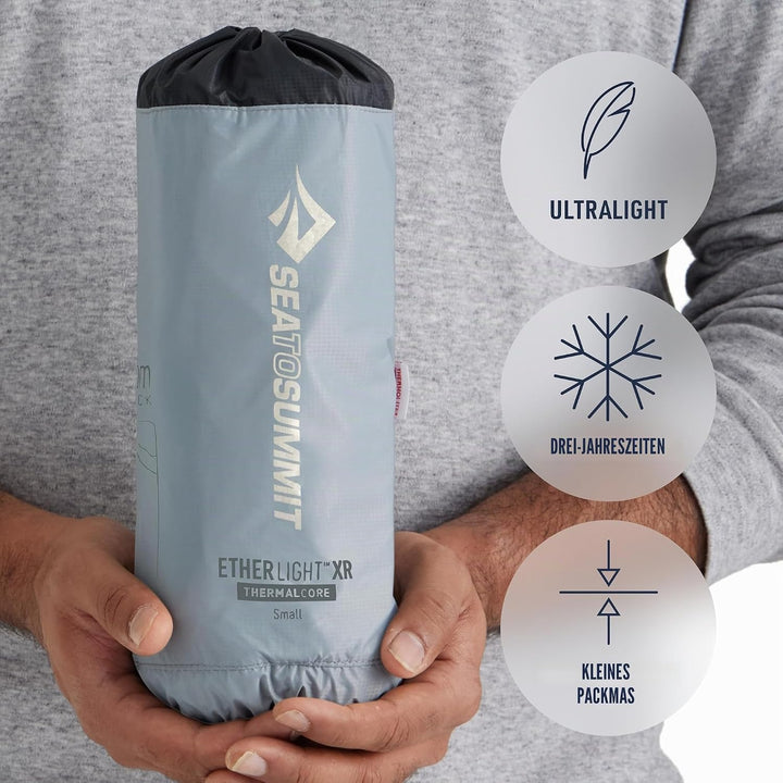 Sea to Summit – Ether Light XR Thermo Luftmatratze Regular – ThermalCore Isolierung – Xpress Ventil