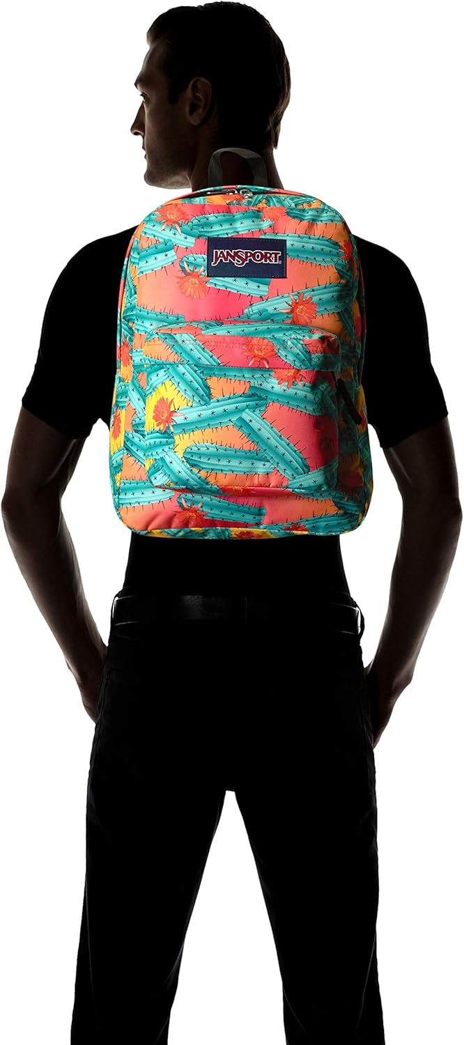 JANSPORT Rucksack Superbreak Gepäck-Handgepäck L Kaktus Blumen, L Kaktus Blumen