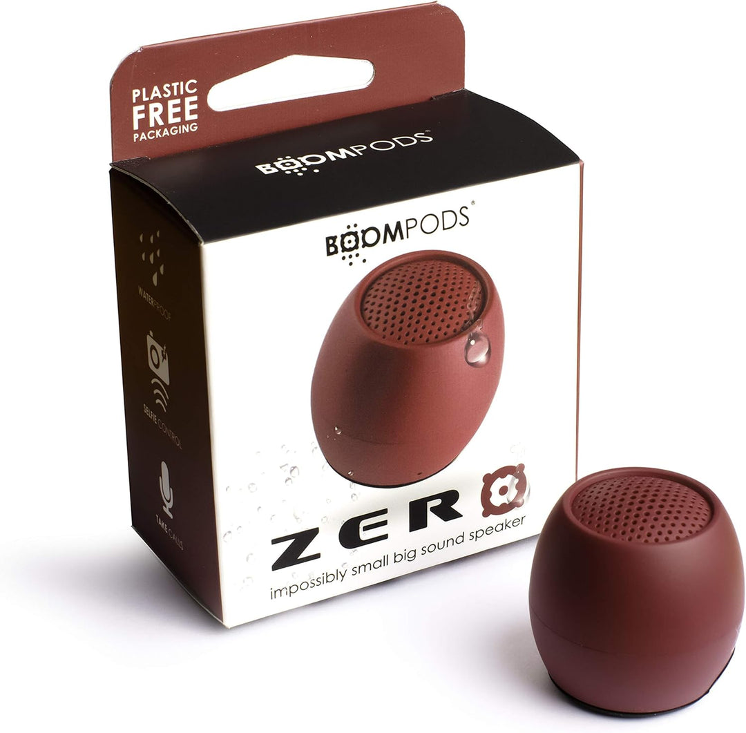 Boompods Zero Mini Bluetooth Lautsprecher - tragbarer Outdoor Lautsprecher, IPX6 Wasserschutz & 5 St
