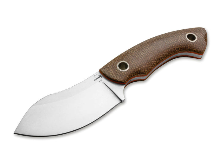 Böker Plus Nessmi Pro Feststehendes Messer aus D2-Stahl und Verbundwerkstoff in der Farbe Braun - 16