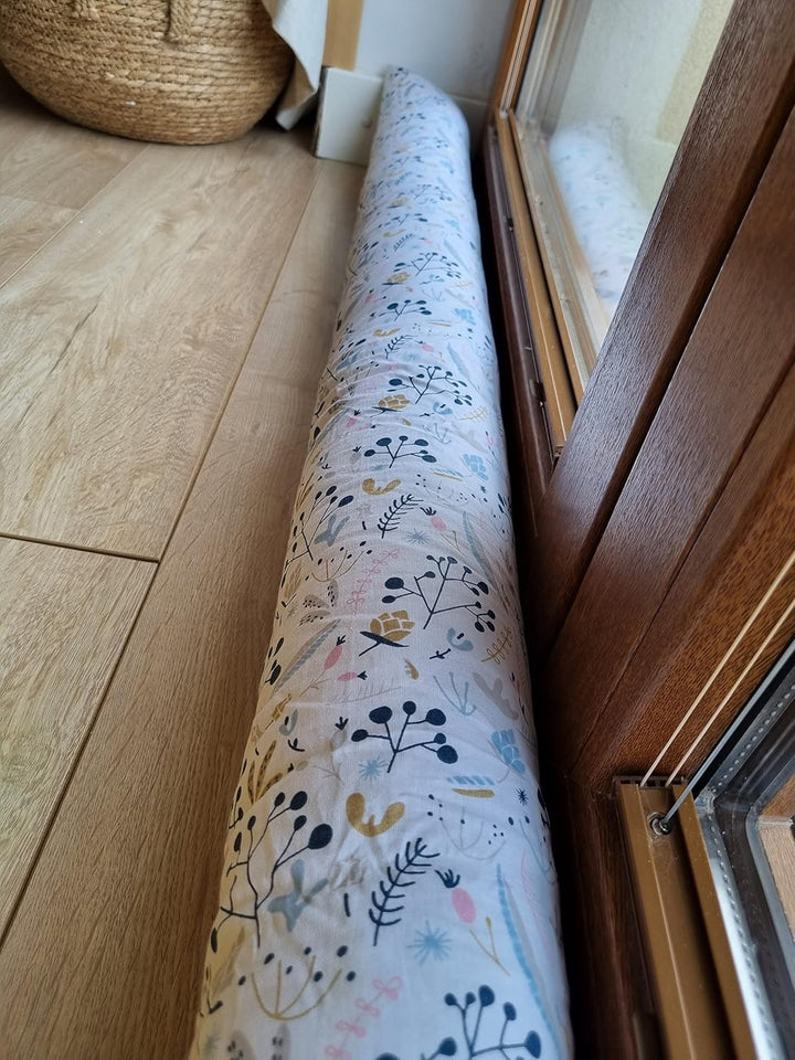 Zugluftstopper Durchzugstopper Windstopper für Türen und Fenster Luftzugstopper für Tür Türschlange
