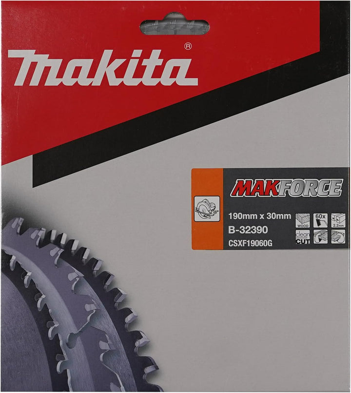 Makita B-32390 MAKFORCE Saegeb. 190x30x60Z, 190mm x 30mm