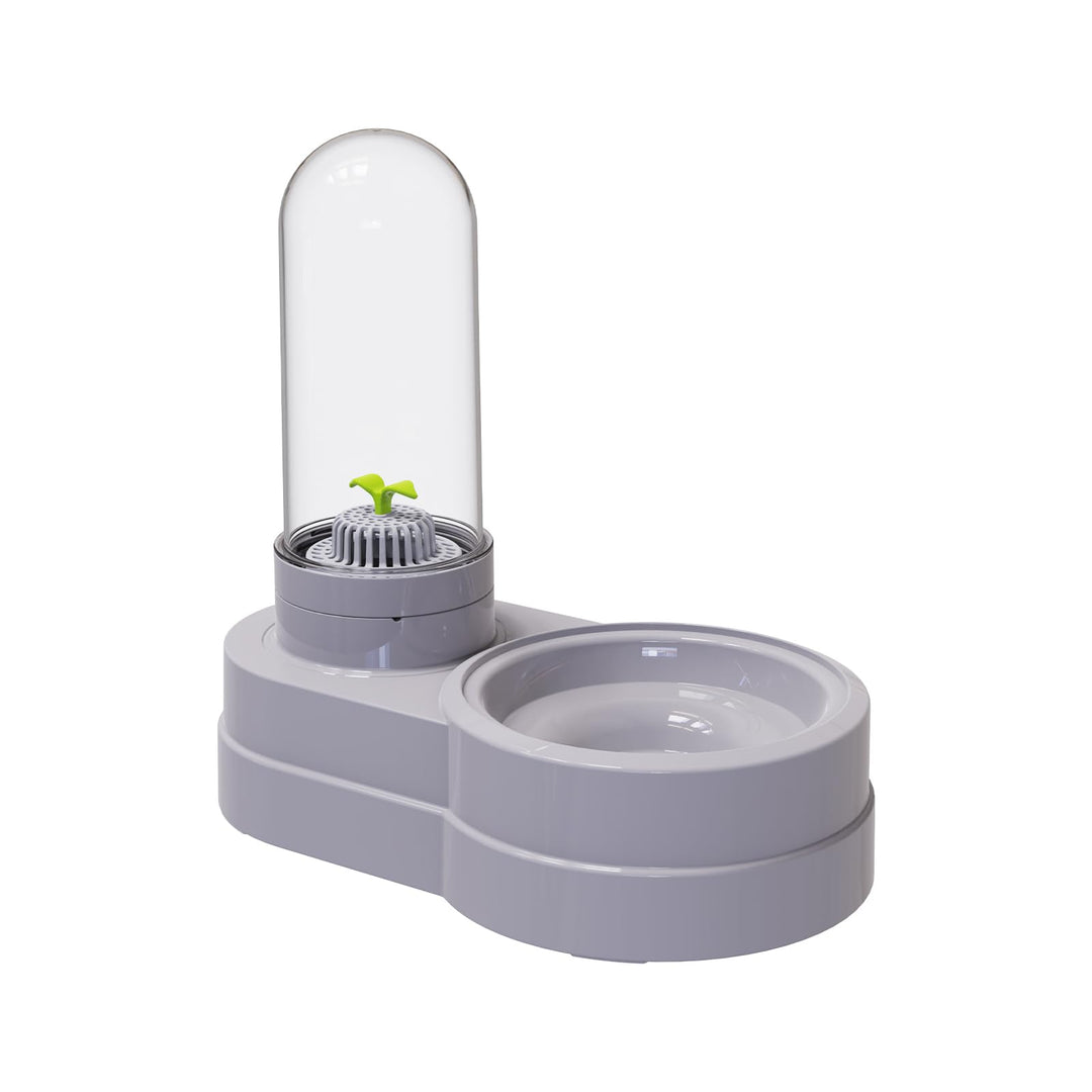 Wasserspender für Katzen und Hunde, 580 ml Automatischer Schwerkraft Haustier Trinkbrunnen mit Filte