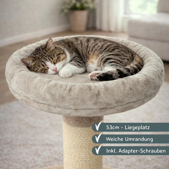 nanook - Liegeplatz, Liegemulde XL - Liegefläche Ø 53 cm - für grosse Katzen geeignet - für M8 M10 K