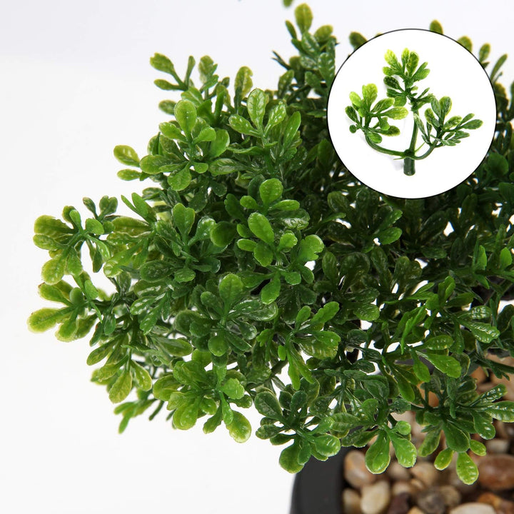 Briful Kunstbonsai Naturgetreue Künstliche Pflanze Kunstbaum Bonsai Zeder Kiefer Podocarpus Plastik