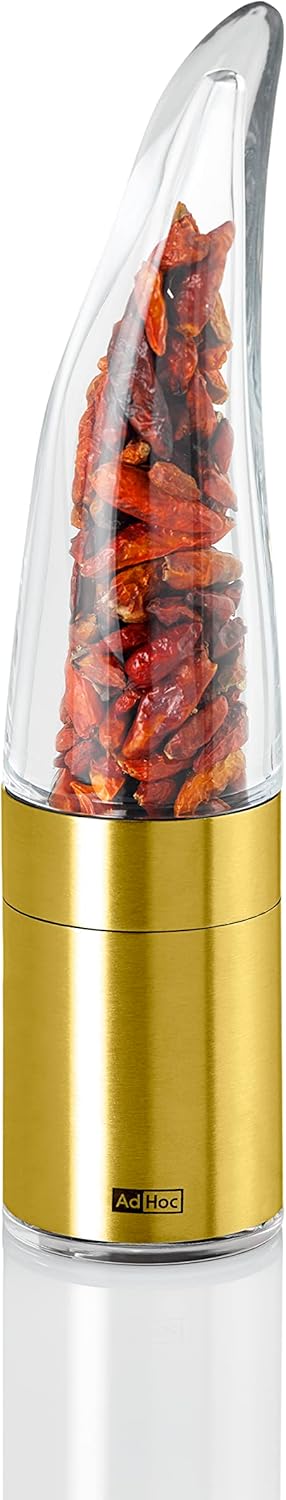 AdHoc MP203 Chilimühle Pepe | messerscharfer Chilischneider mit original SchneidWerk und Aromaschutz