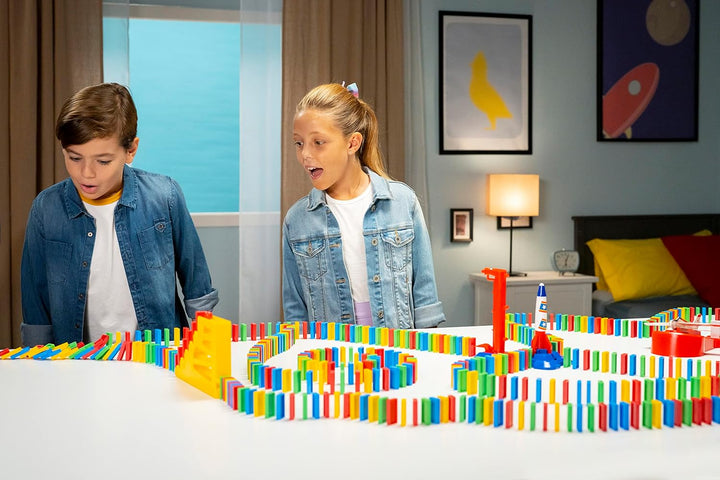 GOLIATH Domino Express Ultra Power Bauspiel ab 6 Jahren, für 1 oder mehr Spieler, fördert Einfallsre