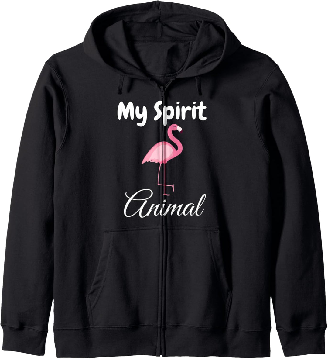 Flamingo Geschenk Mein Geist Tier Lustige Flamingos Kapuzenjacke