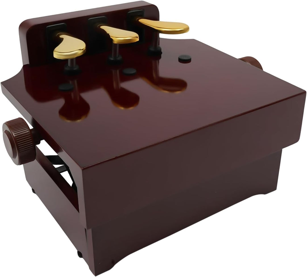 Klavier Pedalverlängerung, Klavier Pedal Extender mit 3 Pedale Klavierpedal-Verlängerungsbank Klavie