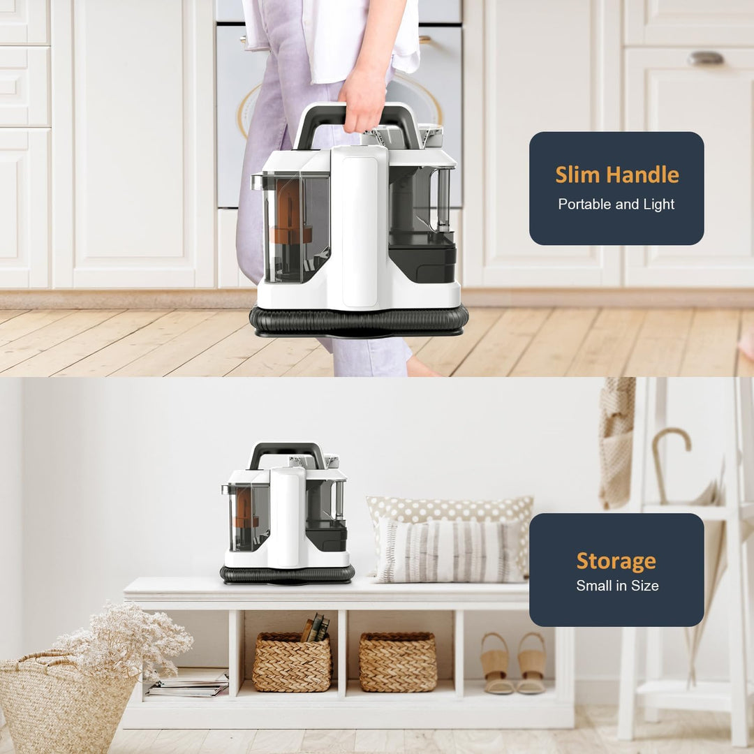 Polsterreiniger Gerät 15000PA, Waschsauger Teppichreiniger 750W, Fleckenreiniger Nasssauger für Tepp